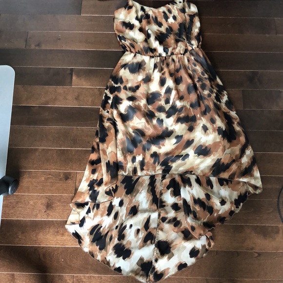 High low dress size 4 - animal print - Picture 2 of 8